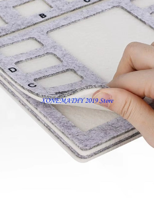 Load image into Gallery viewer, Multi Functional Bead Organiser Board for DIY Crafting and Professional Design Projects Nonslip Felt Beading Mat
