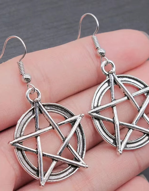 Load image into Gallery viewer, Vintage Star Drop Dangle Earrings for Women Fashion Jewelry Ladies Accessories Party Gift New
