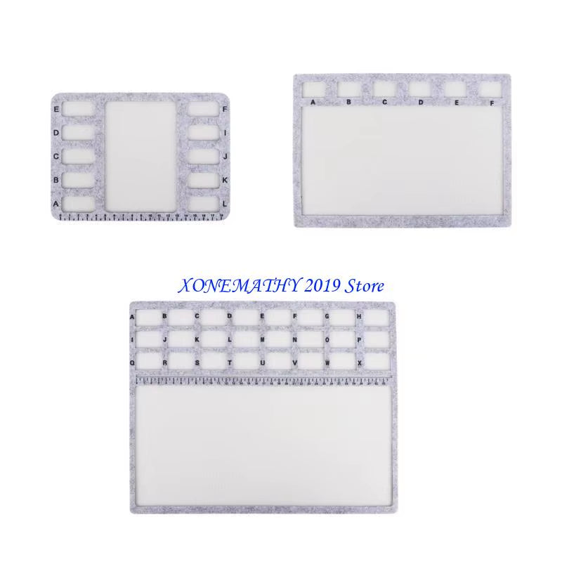 Multi Functional Bead Organiser Board for DIY Crafting and Professional Design Projects Nonslip Felt Beading Mat