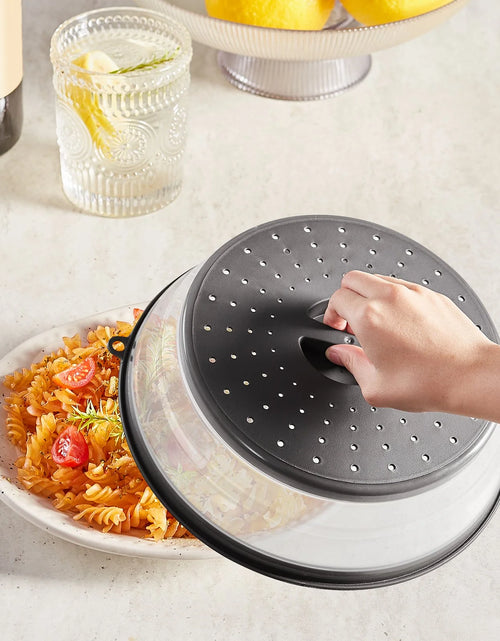 Load image into Gallery viewer, VEVOR 2PCS Microwave Splatter Covers 10.4 Collapsible Microwave Food Lid 300¡Ãf
