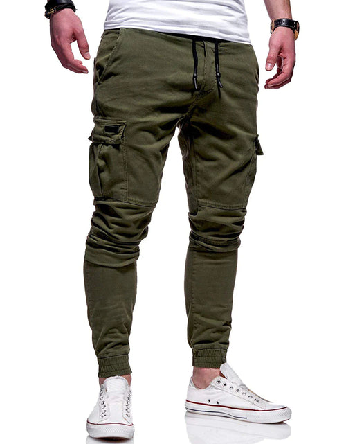 Load image into Gallery viewer, Men'S Casual Joggers Pants Sweatpants Cargo Combat Loose Sport Workout Trousers
