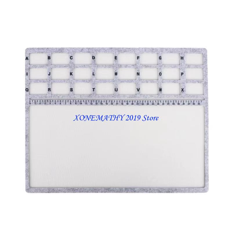 Multi Functional Bead Organiser Board for DIY Crafting and Professional Design Projects Nonslip Felt Beading Mat