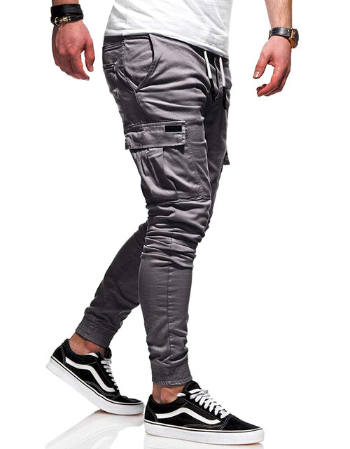 Load image into Gallery viewer, Men'S Casual Joggers Pants Sweatpants Cargo Combat Loose Sport Workout Trousers
