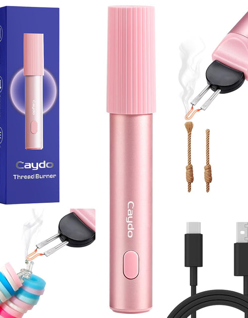 Load image into Gallery viewer, Thread Burner for Jewelry Making, Rechargeable Thread Burner Tool &amp; Threads Zapper for Bead Weaving, Bracelet Making, Leather Craft, Sewing &amp; Stringing Projects
