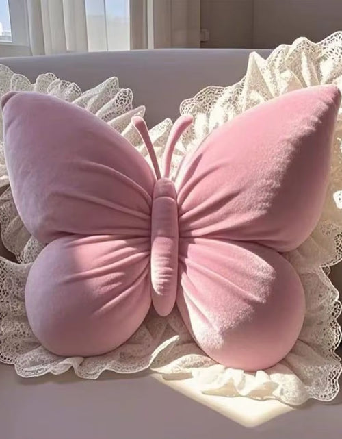 Load image into Gallery viewer, Cute Princess Butterfly Office Pillow Living Room Bow Bedroom Car Sofa Cushion Home New Pillow Room Home Garden Decor

