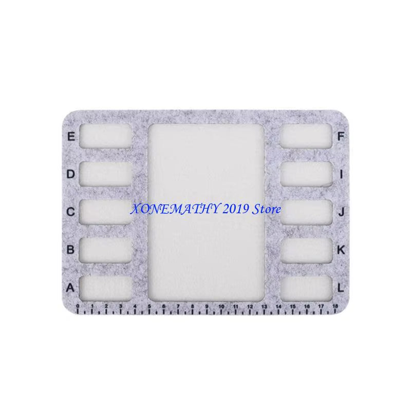Multi Functional Bead Organiser Board for DIY Crafting and Professional Design Projects Nonslip Felt Beading Mat