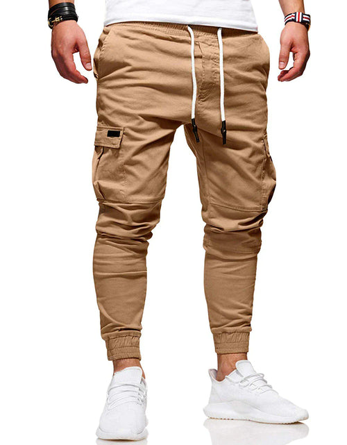 Load image into Gallery viewer, Men'S Casual Joggers Pants Sweatpants Cargo Combat Loose Sport Workout Trousers
