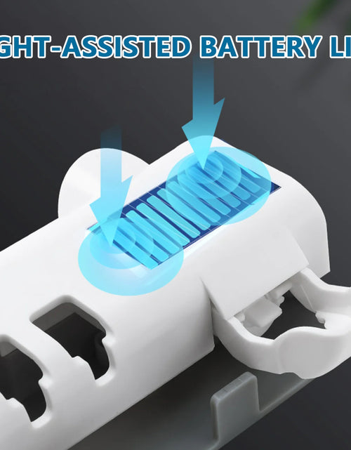 Load image into Gallery viewer, UV Light Sterilizer Toothbrush Holder Cleaner &amp; Automatic Toothpaste Dispenser
