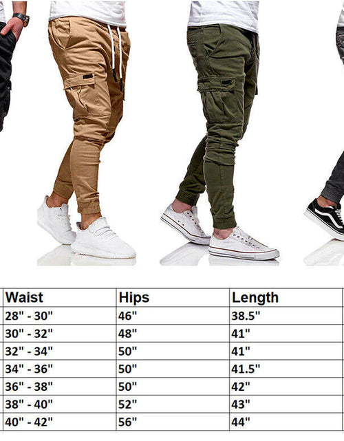 Load image into Gallery viewer, Men'S Casual Joggers Pants Sweatpants Cargo Combat Loose Sport Workout Trousers
