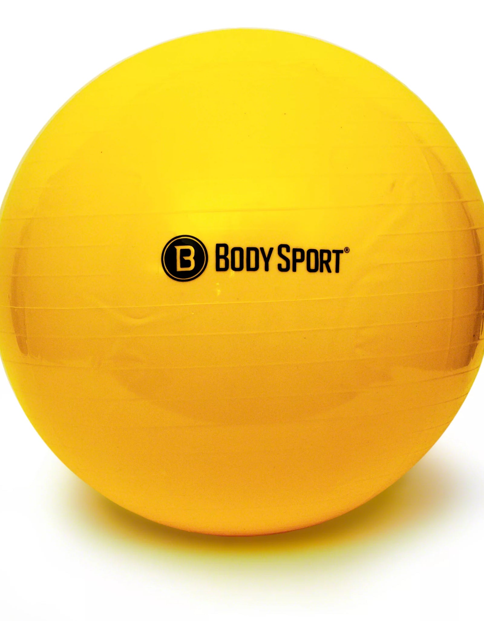 Yellow Fitness Ball (65 Cm), Pump & Exercise Guide Included
