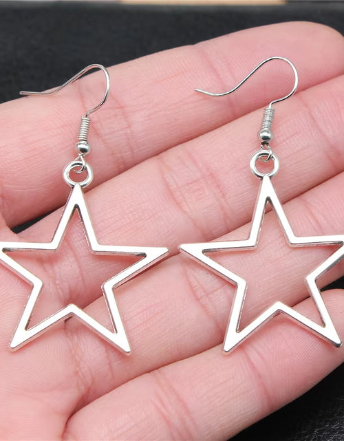 Load image into Gallery viewer, Vintage Star Drop Dangle Earrings for Women Fashion Jewelry Ladies Accessories Party Gift New
