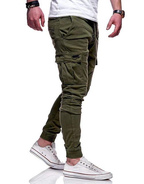 Load image into Gallery viewer, Men'S Casual Joggers Pants Sweatpants Cargo Combat Loose Sport Workout Trousers
