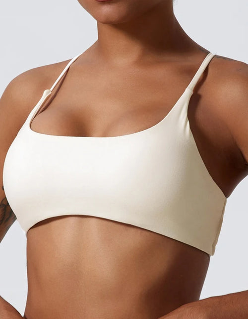 Load image into Gallery viewer, Super Soft Fabric Back Cross Sports Bra Gym Top Women Higher Quality Yoga Clothes Women Fitness Running Bra Workout Yoga Bra
