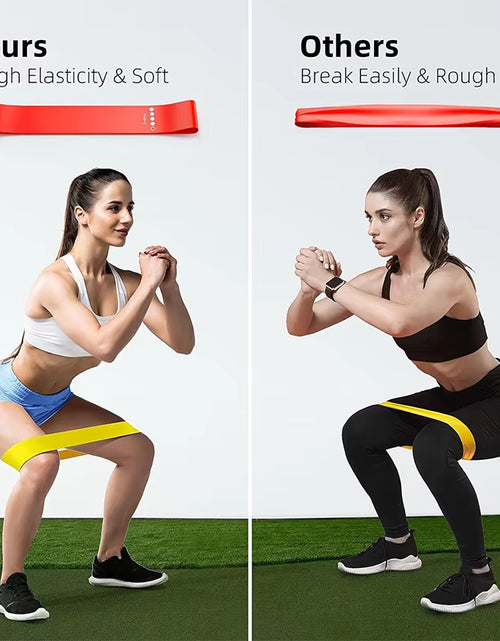 Load image into Gallery viewer, Different Resistance Bands Yoga Band Fitness Exercise Training Hip Tension Band Leg Squat Dance Elastic Loop Stretch Band
