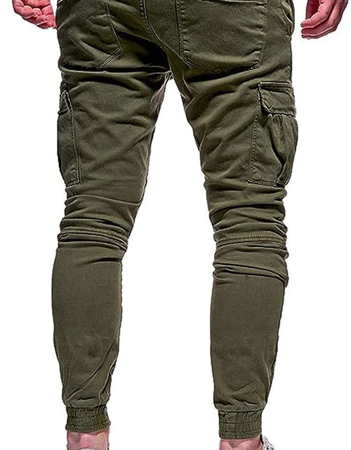 Load image into Gallery viewer, Men'S Casual Joggers Pants Sweatpants Cargo Combat Loose Sport Workout Trousers
