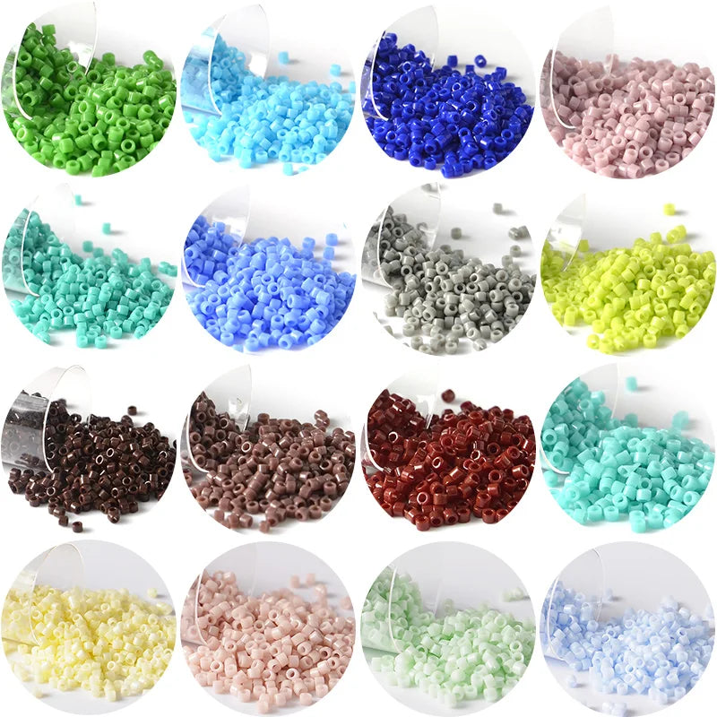 11/0 Miyuki Japan Delica Beads Non-Extra Finish Colors Glass Seed Beads for DIY Craft Jewelry Bracelet Making