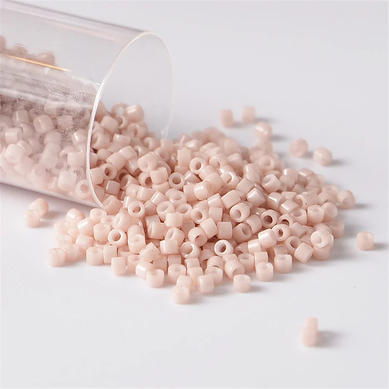 11/0 Miyuki Japan Delica Beads Non-Extra Finish Colors Glass Seed Beads for DIY Craft Jewelry Bracelet Making