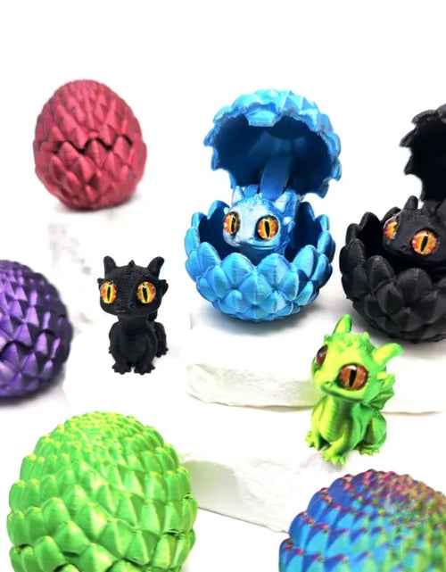 Load image into Gallery viewer, 3D Printed Toys Mini Dragon Egg Set Creative Simulations Model Easter Home Decor Kids Gift Cute 3D Printing Design
