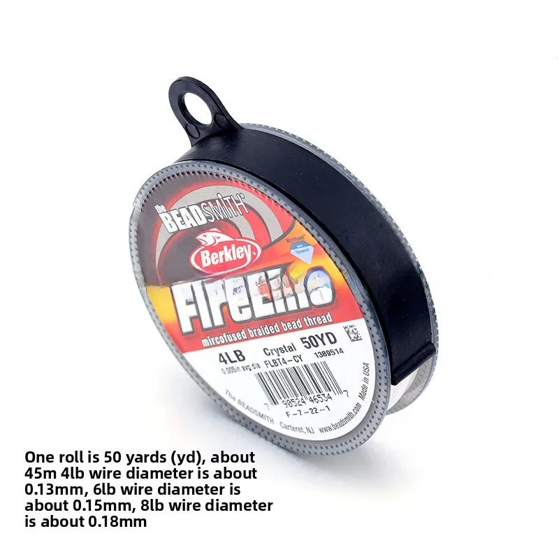 Fireline Original Black White Beading Stringing Special Line US Origin Oiled Processed LB Type for Autumn Hot Sale of the Sea...