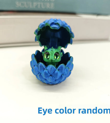 3D Printed Toys Mini Dragon Egg Set Creative Simulations Model Easter Home Decor Kids Gift Cute 3D Printing Design