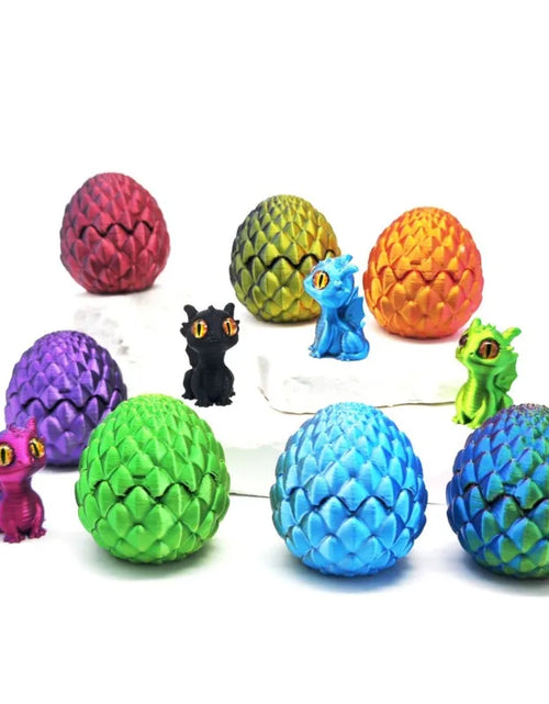 Load image into Gallery viewer, 3D Printed Toys Mini Dragon Egg Set Creative Simulations Model Easter Home Decor Kids Gift Cute 3D Printing Design
