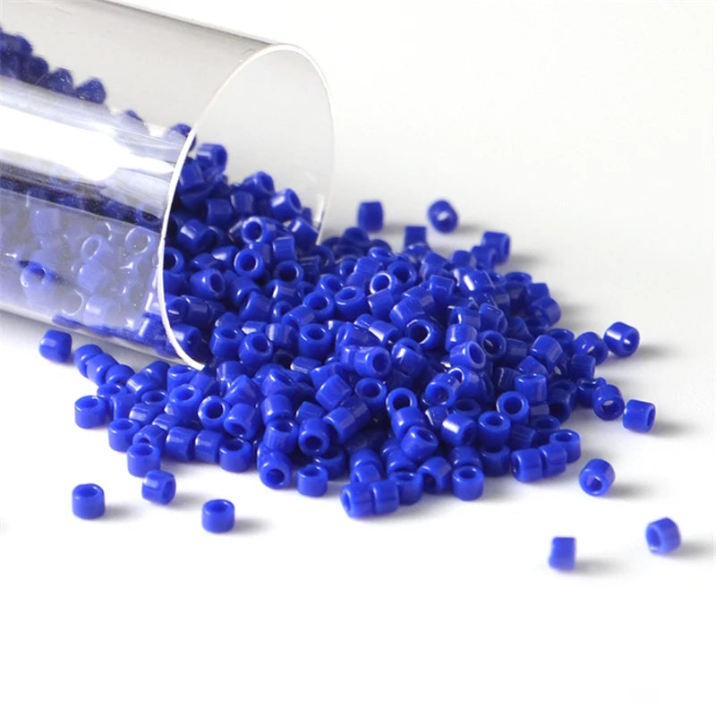 11/0 Miyuki Japan Delica Beads Non-Extra Finish Colors Glass Seed Beads for DIY Craft Jewelry Bracelet Making