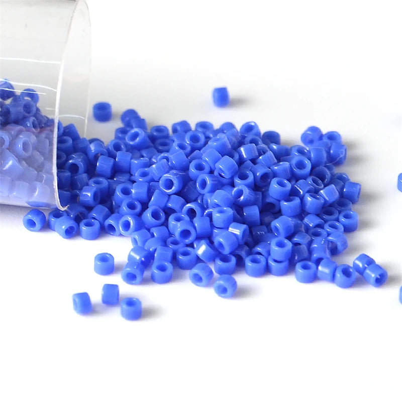 11/0 Miyuki Japan Delica Beads Non-Extra Finish Colors Glass Seed Beads for DIY Craft Jewelry Bracelet Making