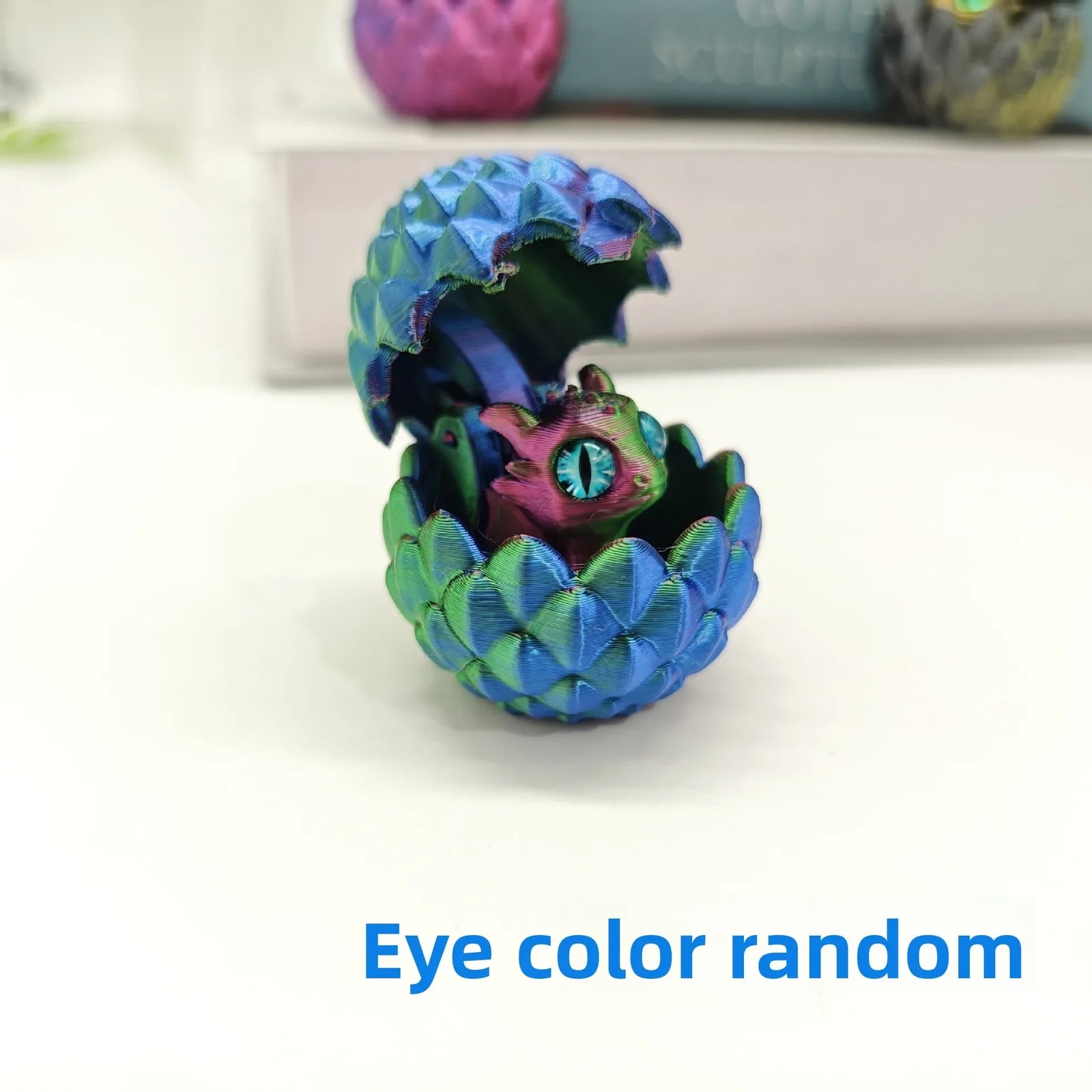 3D Printed Toys Mini Dragon Egg Set Creative Simulations Model Easter Home Decor Kids Gift Cute 3D Printing Design