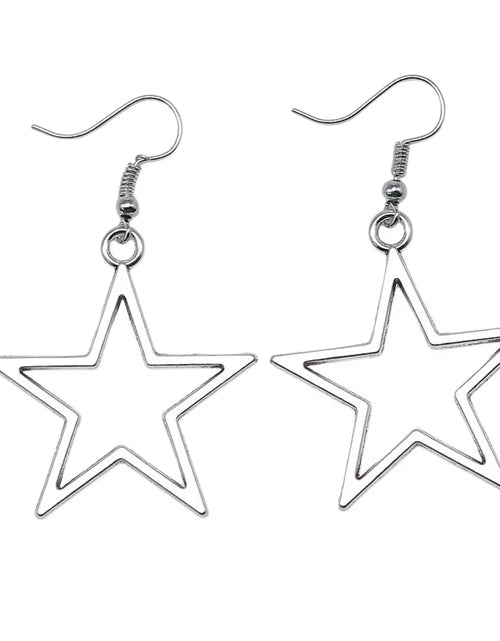 Load image into Gallery viewer, Vintage Star Drop Dangle Earrings for Women Fashion Jewelry Ladies Accessories Party Gift New
