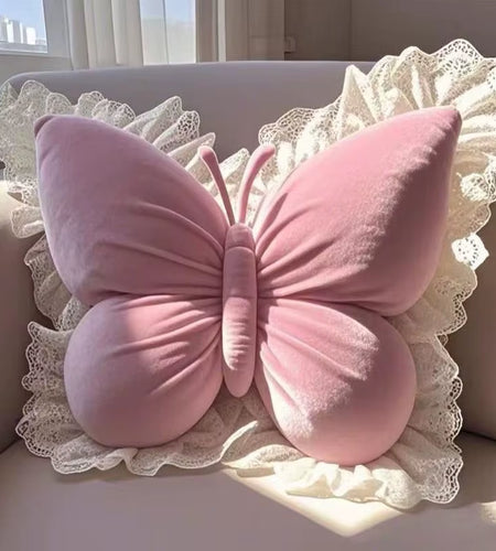 Cute Princess Butterfly Office Pillow Living Room Bow Bedroom Car Sofa Cushion Home New Pillow Room Home Garden Decor