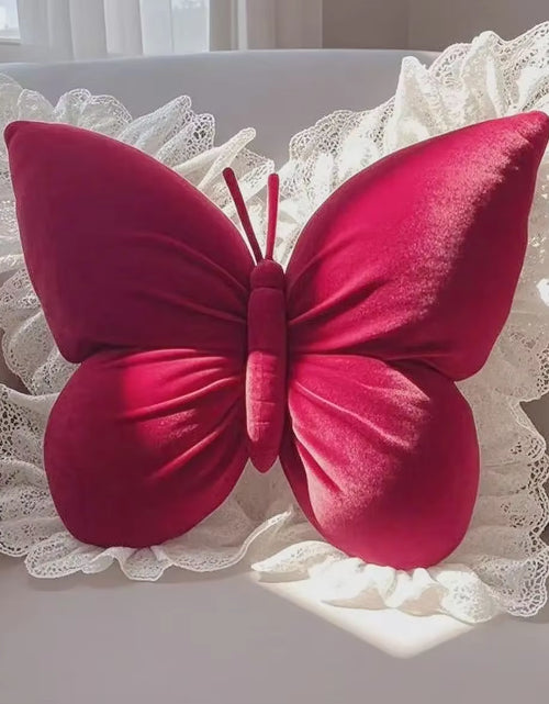 Load image into Gallery viewer, Cute Princess Butterfly Office Pillow Living Room Bow Bedroom Car Sofa Cushion Home New Pillow Room Home Garden Decor
