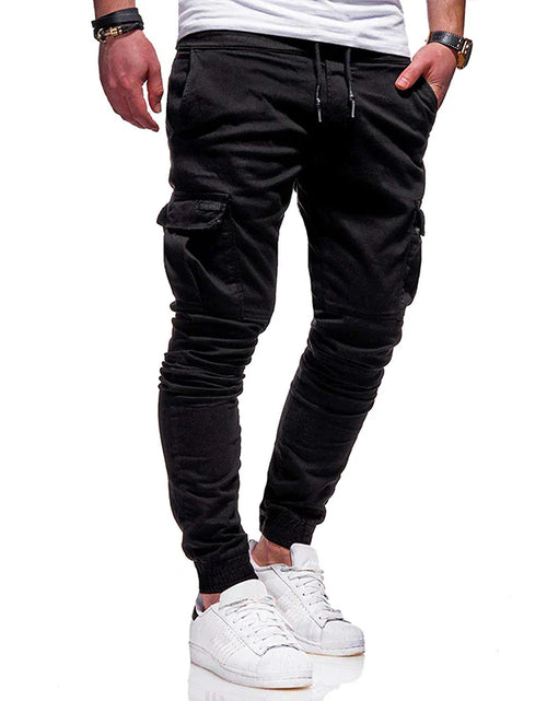 Load image into Gallery viewer, Men'S Casual Joggers Pants Sweatpants Cargo Combat Loose Sport Workout Trousers
