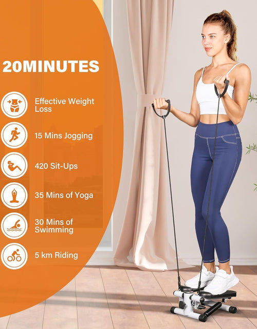 Load image into Gallery viewer, Steppers for Exercise,Mini Stepper with Exercise Equipment for Home Workouts NEW
