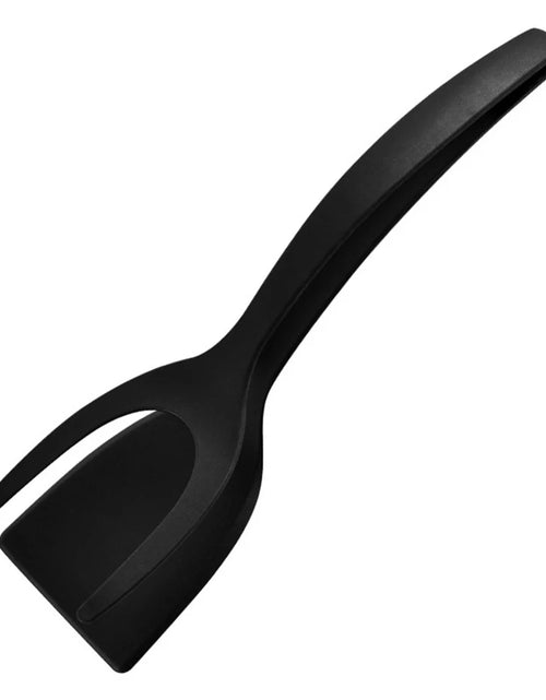 Load image into Gallery viewer, 2 in 1 Grip and Flip Tongs Egg Spatula Tongs Clamp Pancake Fried Egg French Toast Omelet Overturned Kitchen Accessories
