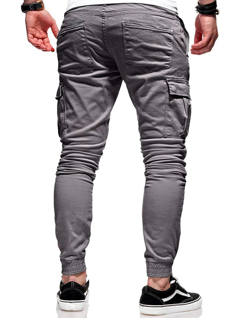 Load image into Gallery viewer, Men'S Casual Joggers Pants Sweatpants Cargo Combat Loose Sport Workout Trousers
