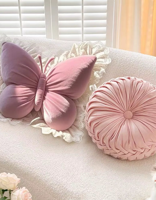 Load image into Gallery viewer, Cute Princess Butterfly Office Pillow Living Room Bow Bedroom Car Sofa Cushion Home New Pillow Room Home Garden Decor
