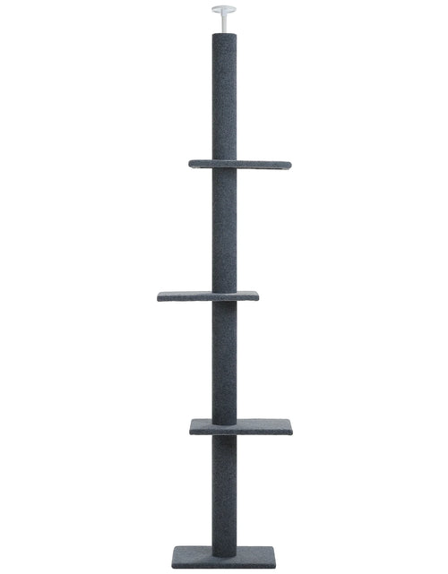 Load image into Gallery viewer, 90-107" Floor to Ceiling Cat Tree Tower 4 Tier Tall Cat Climbing Posts Adjustable, Gray
