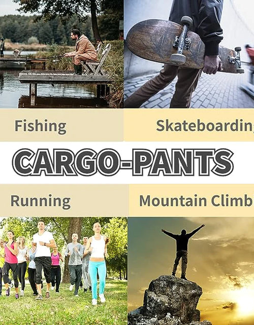 Load image into Gallery viewer, Men'S Casual Joggers Pants Sweatpants Cargo Combat Loose Sport Workout Trousers
