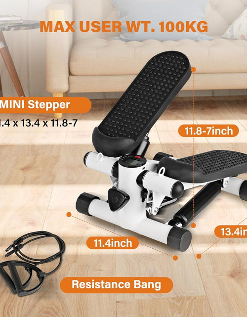 Load image into Gallery viewer, Steppers for Exercise,Mini Stepper with Exercise Equipment for Home Workouts NEW
