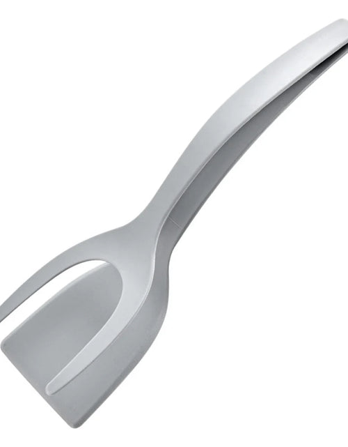 Load image into Gallery viewer, 2 in 1 Grip and Flip Tongs Egg Spatula Tongs Clamp Pancake Fried Egg French Toast Omelet Overturned Kitchen Accessories
