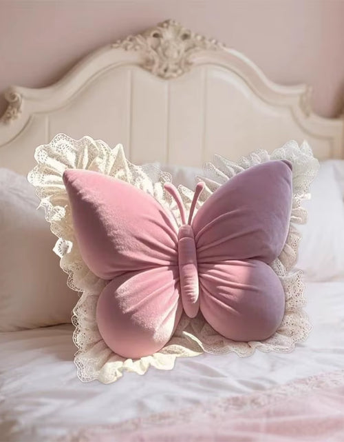 Load image into Gallery viewer, Cute Princess Butterfly Office Pillow Living Room Bow Bedroom Car Sofa Cushion Home New Pillow Room Home Garden Decor

