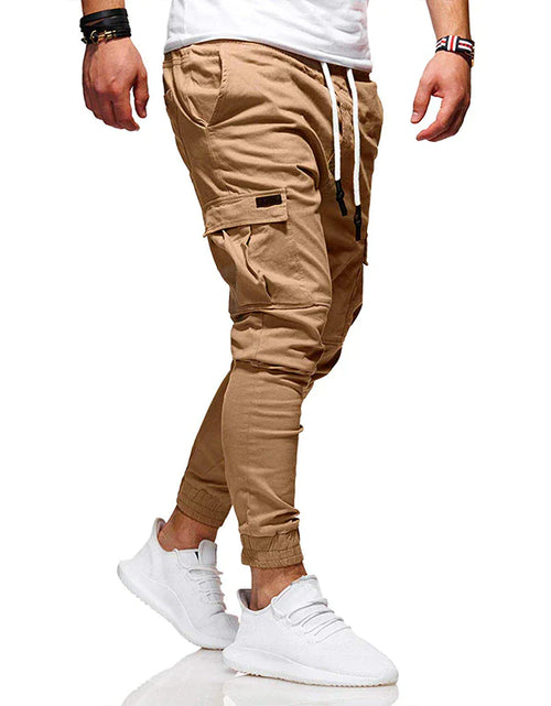 Load image into Gallery viewer, Men'S Casual Joggers Pants Sweatpants Cargo Combat Loose Sport Workout Trousers
